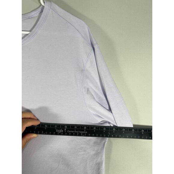 Lululemon Men's Relaxed-Fit Workout S/S Shirt Dilute wash Size 2XL Activewear - Picture 4 of 5